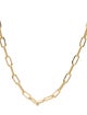 Necklace 14K Paperclip Link Chain Necklace