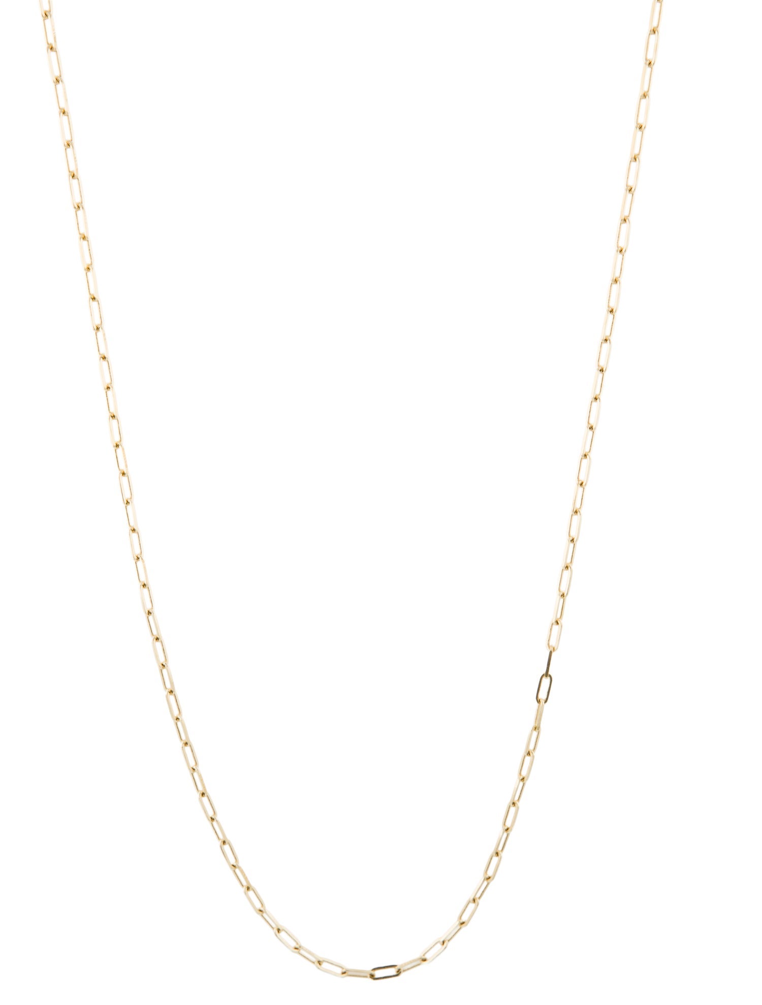 Necklace 14K Paperclip Link Chain