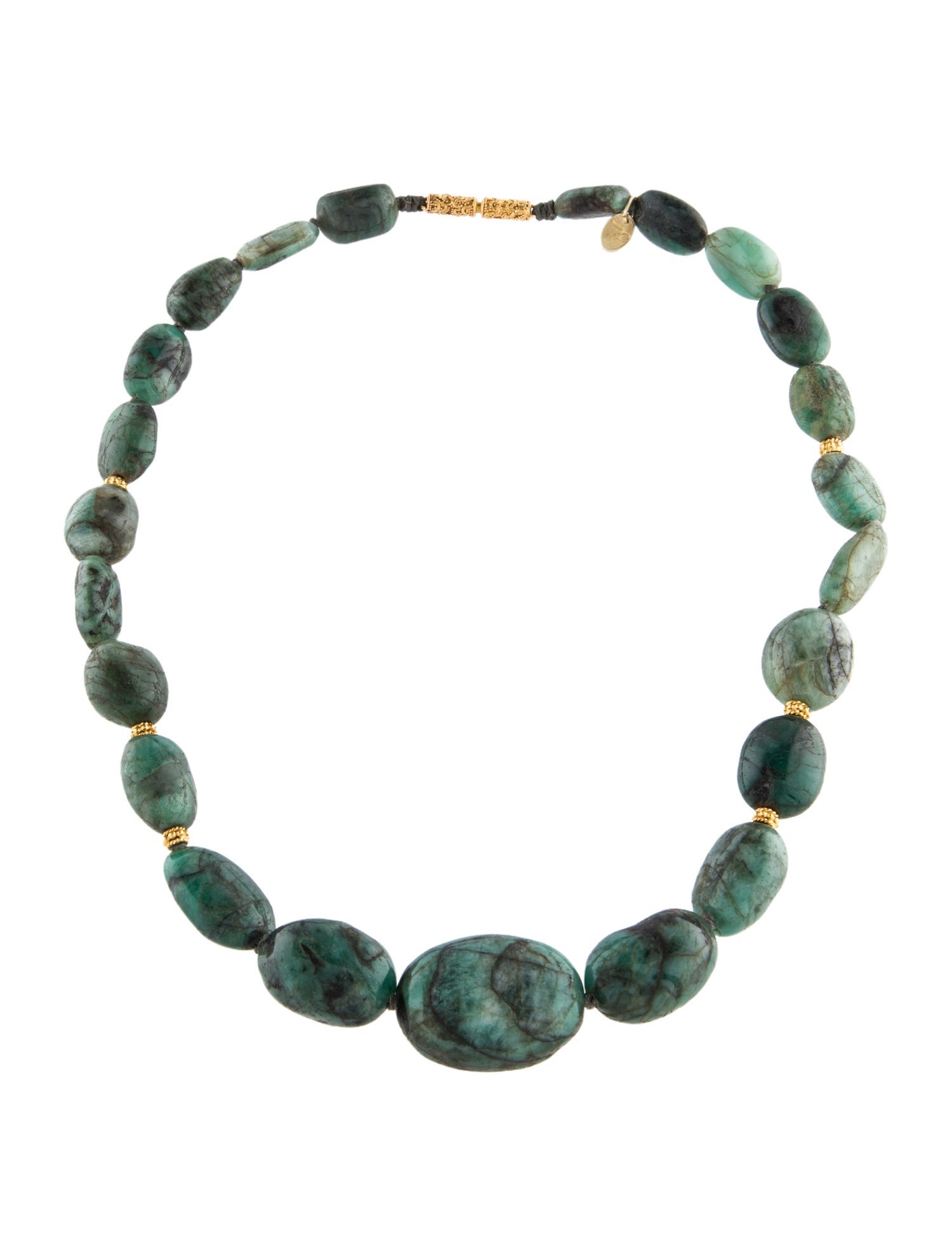 Necklace Cultures by Toni P 18K Emerald Bead Necklace