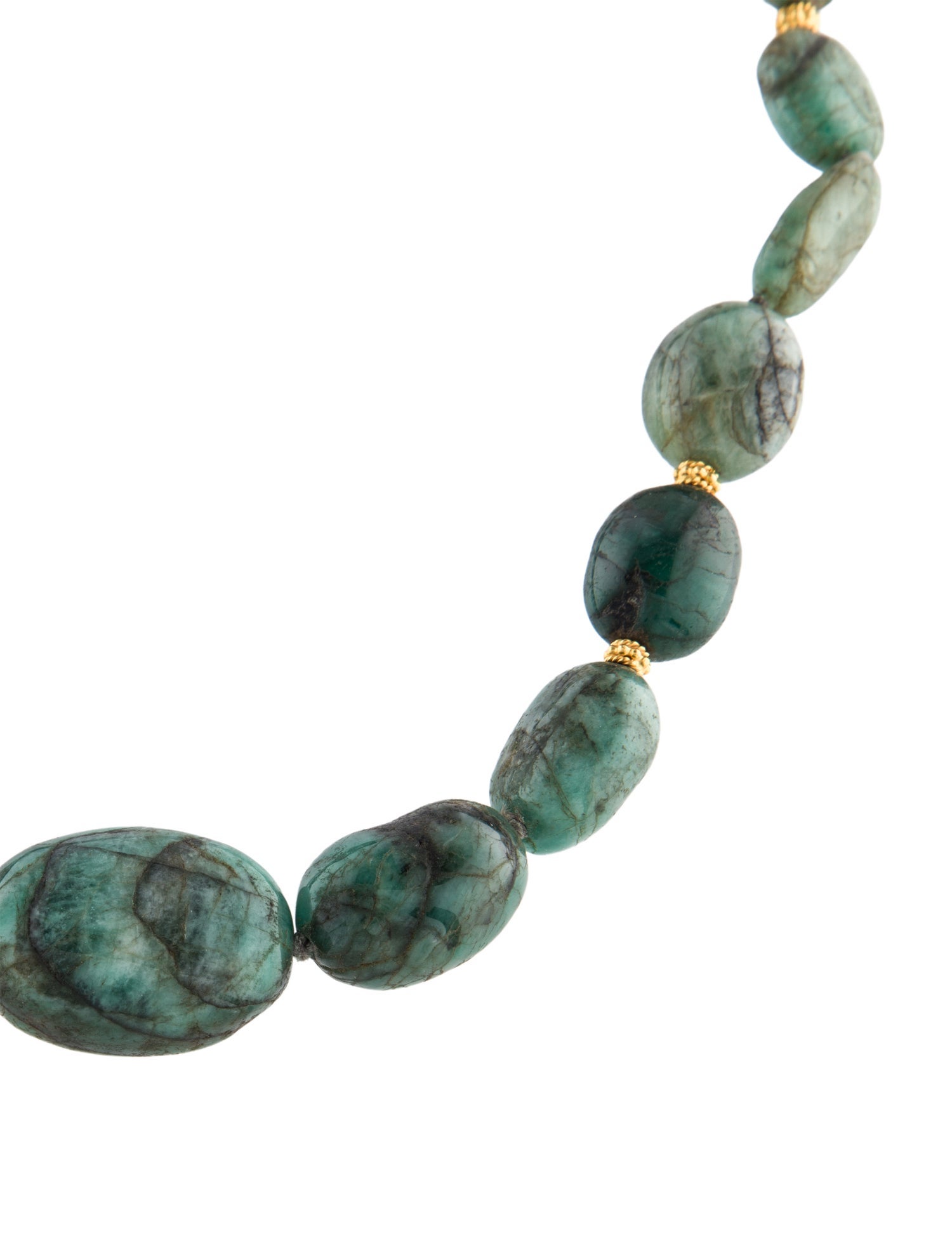 Necklace Cultures by Toni P 18K Emerald Bead Necklace
