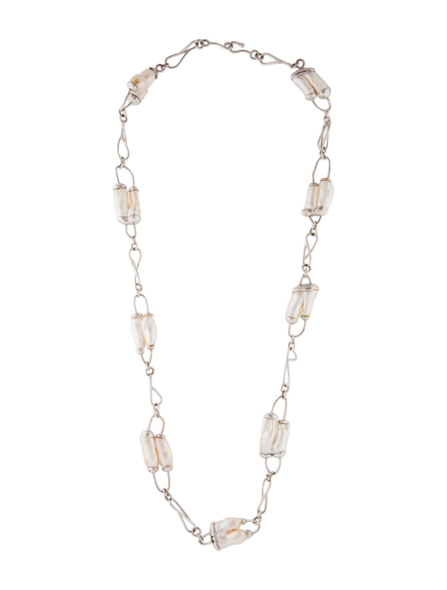 Necklace 18K Pearl Station