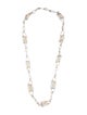 Necklace 18K Pearl Station Necklace