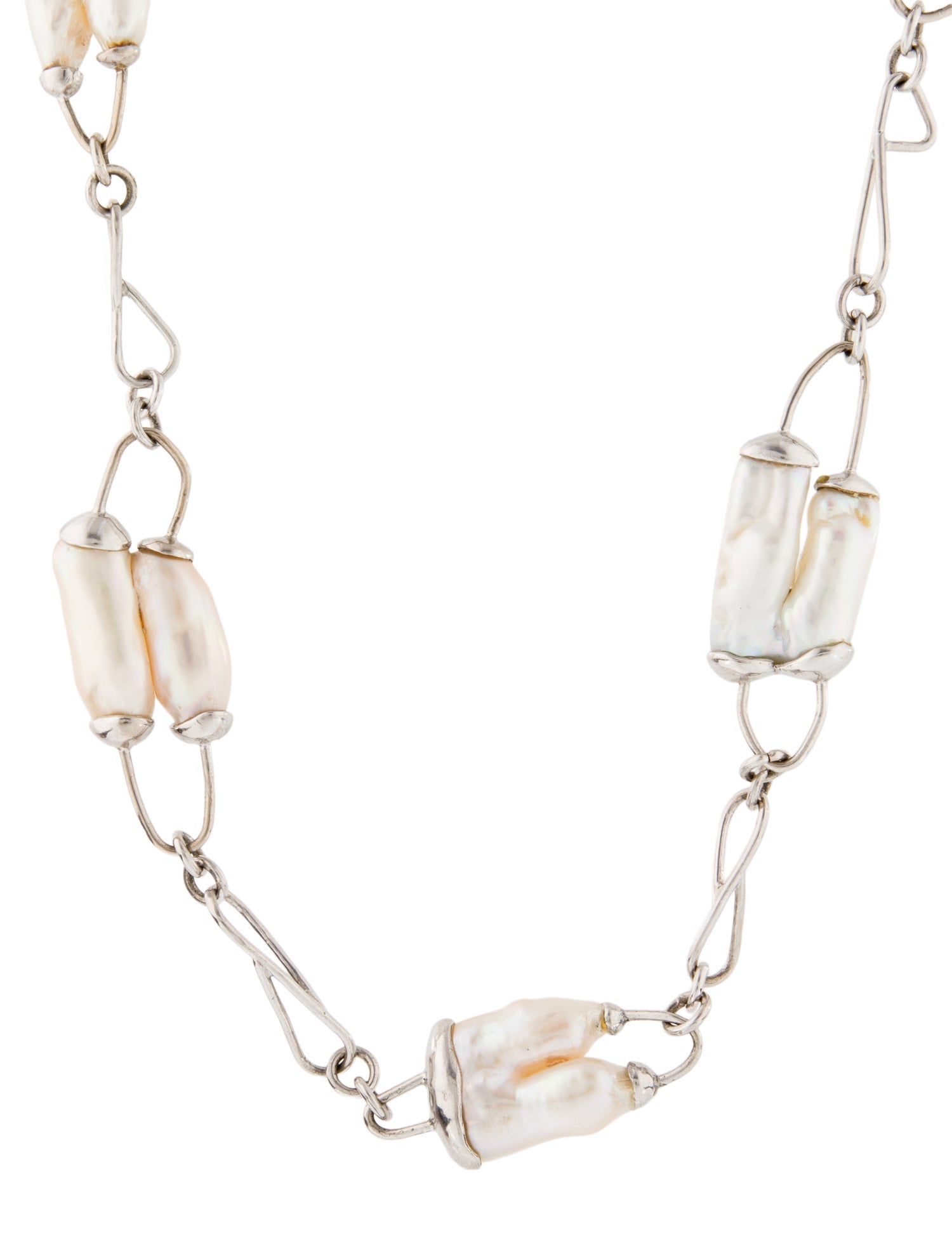 Necklace 18K Pearl Station