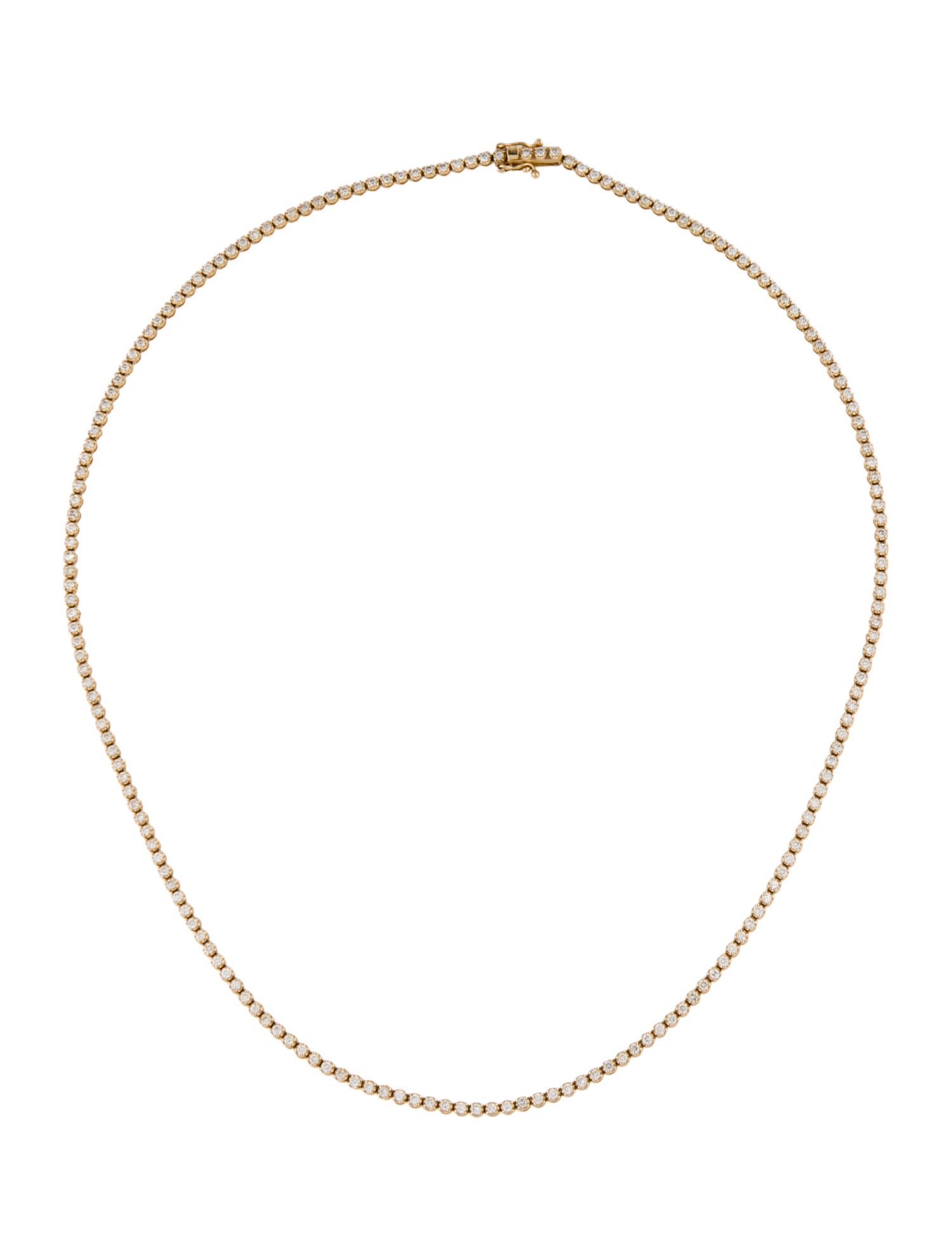 Necklace 14K 3.00ctw Diamond Tennis Collar Necklace