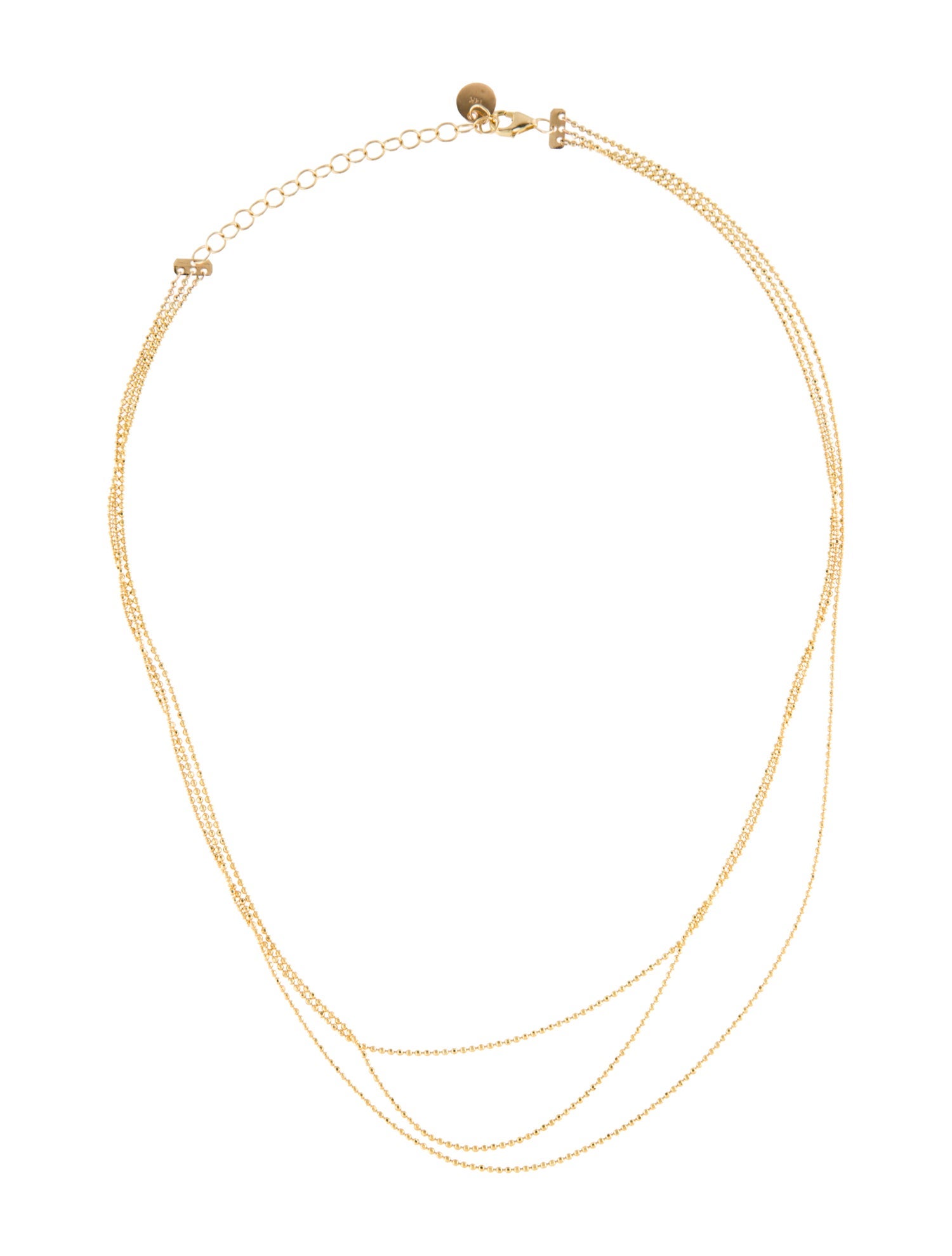 Julez Bryant 14K Chai Multistrand Choker Necklace
