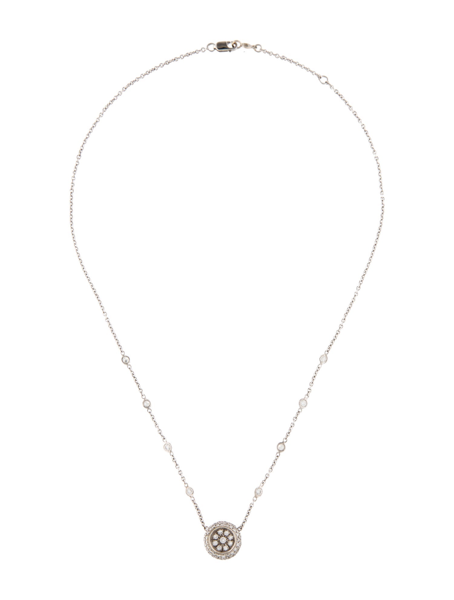 Necklace Leslie Greene 18K Diamond Pendant Necklace