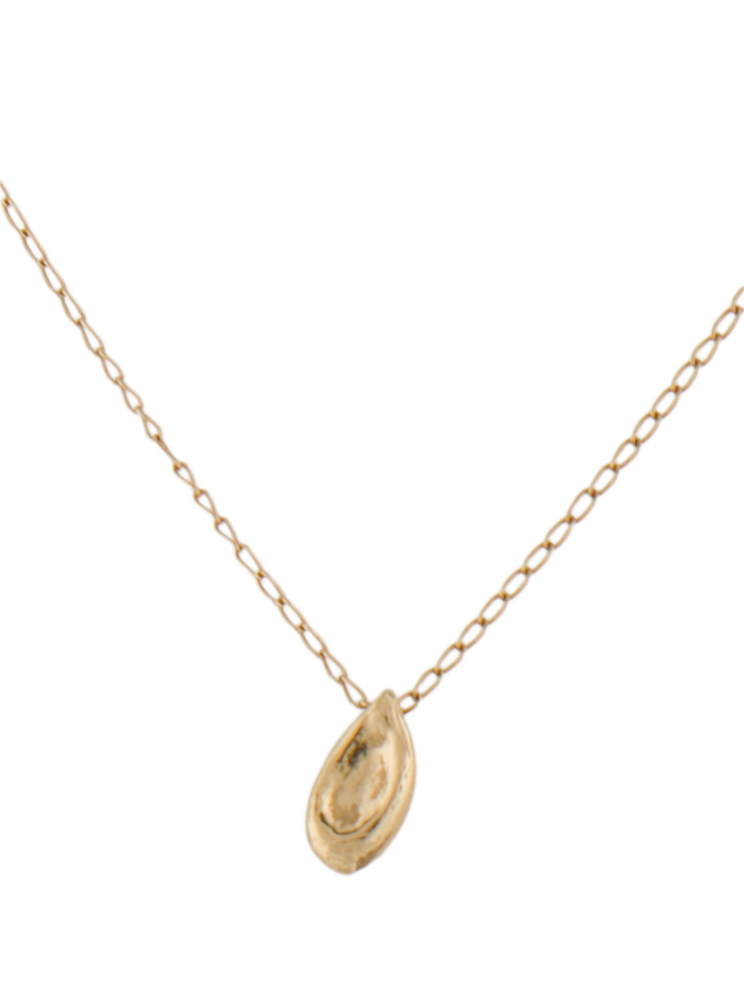Necklace 14K Pod Pendant Necklace