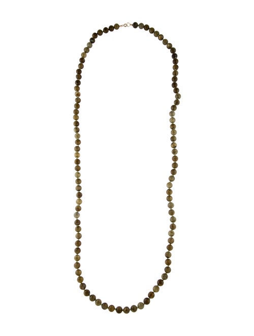 Necklace 14K Labradorite Bead Strand Necklace