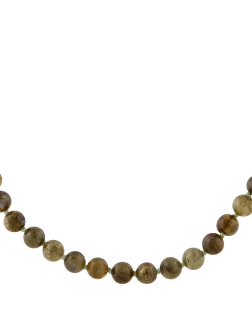 Necklace 14K Labradorite Bead Strand Necklace