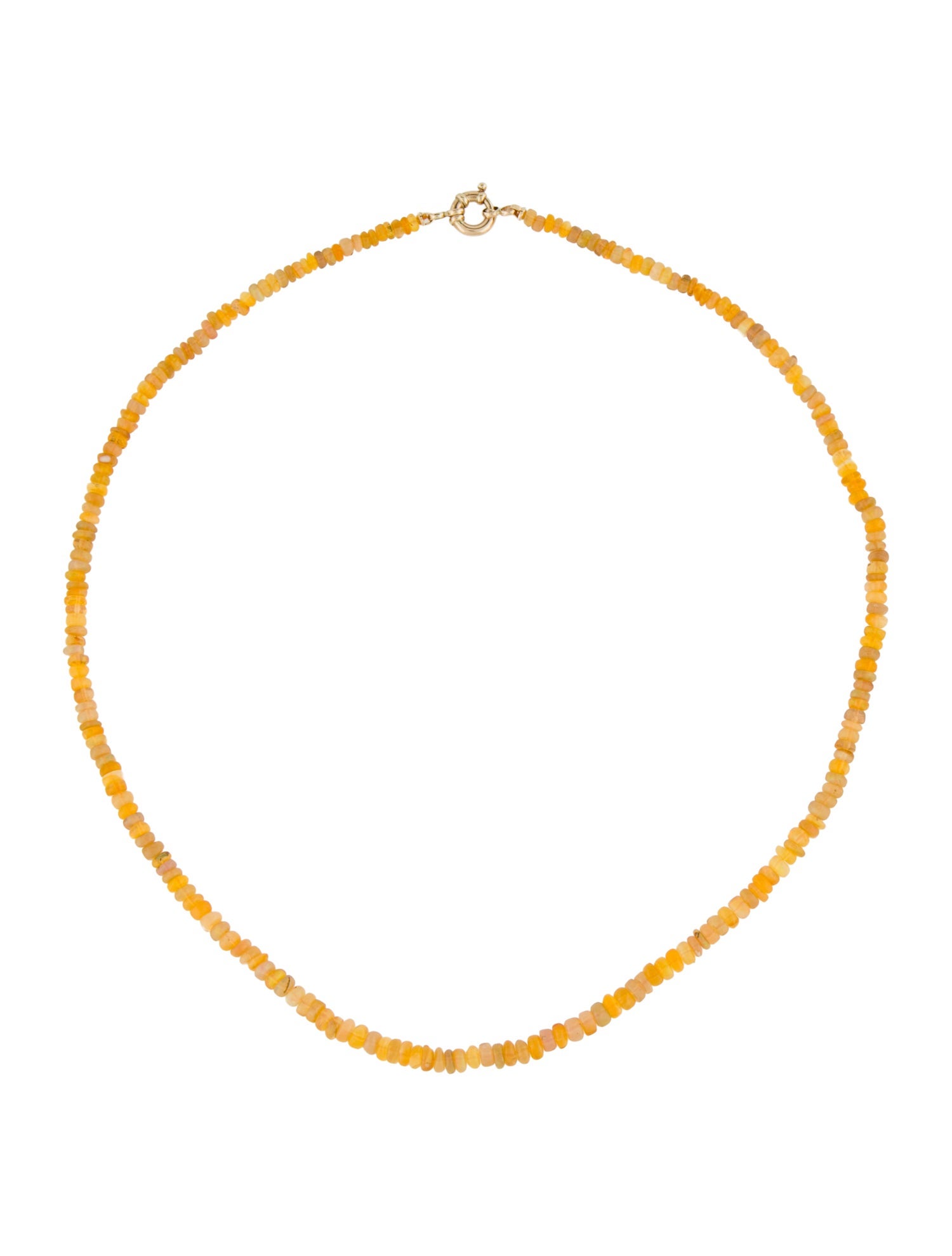 Necklace 14K Opal Bead