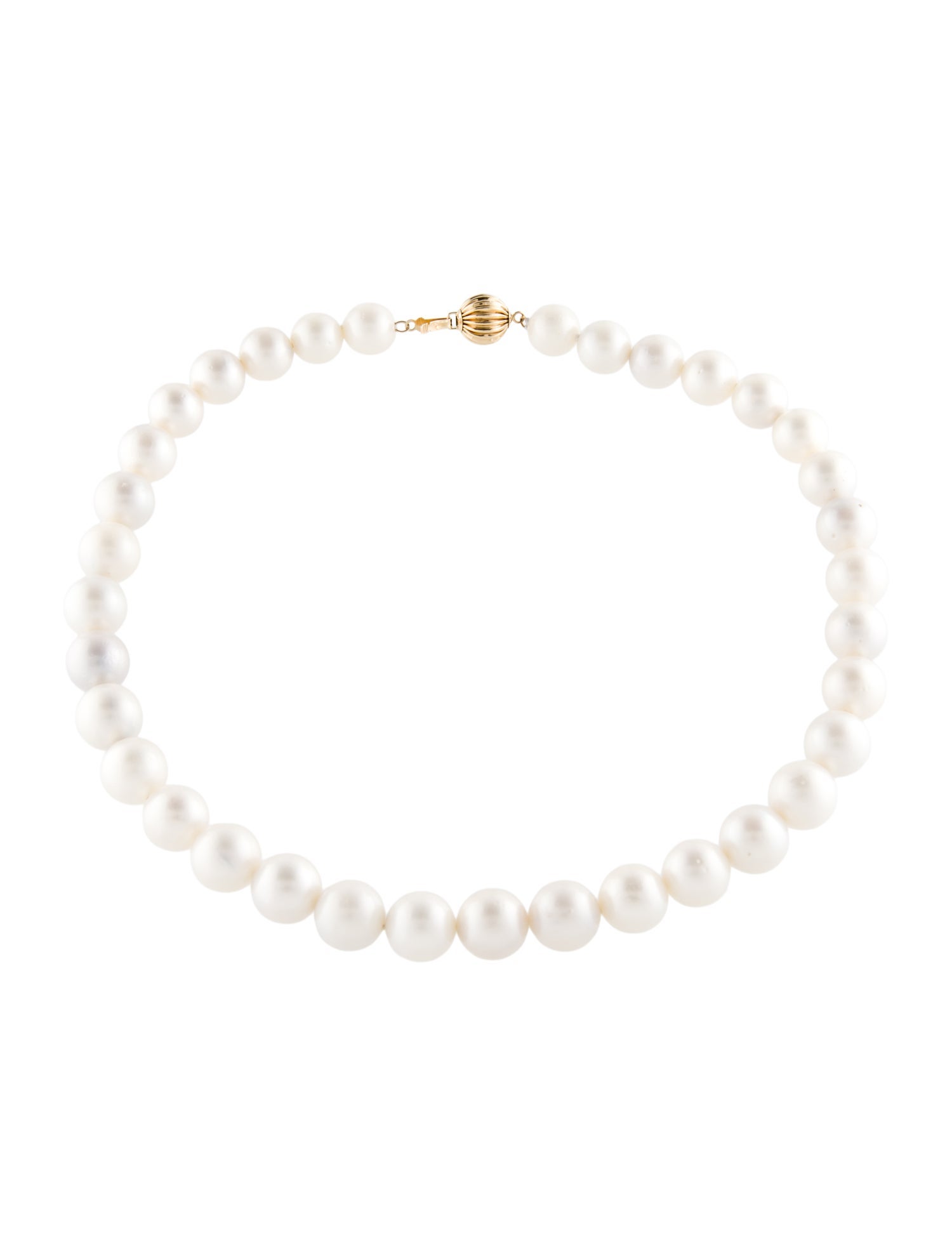 Necklace 14K Pearl Bead Strand Necklace