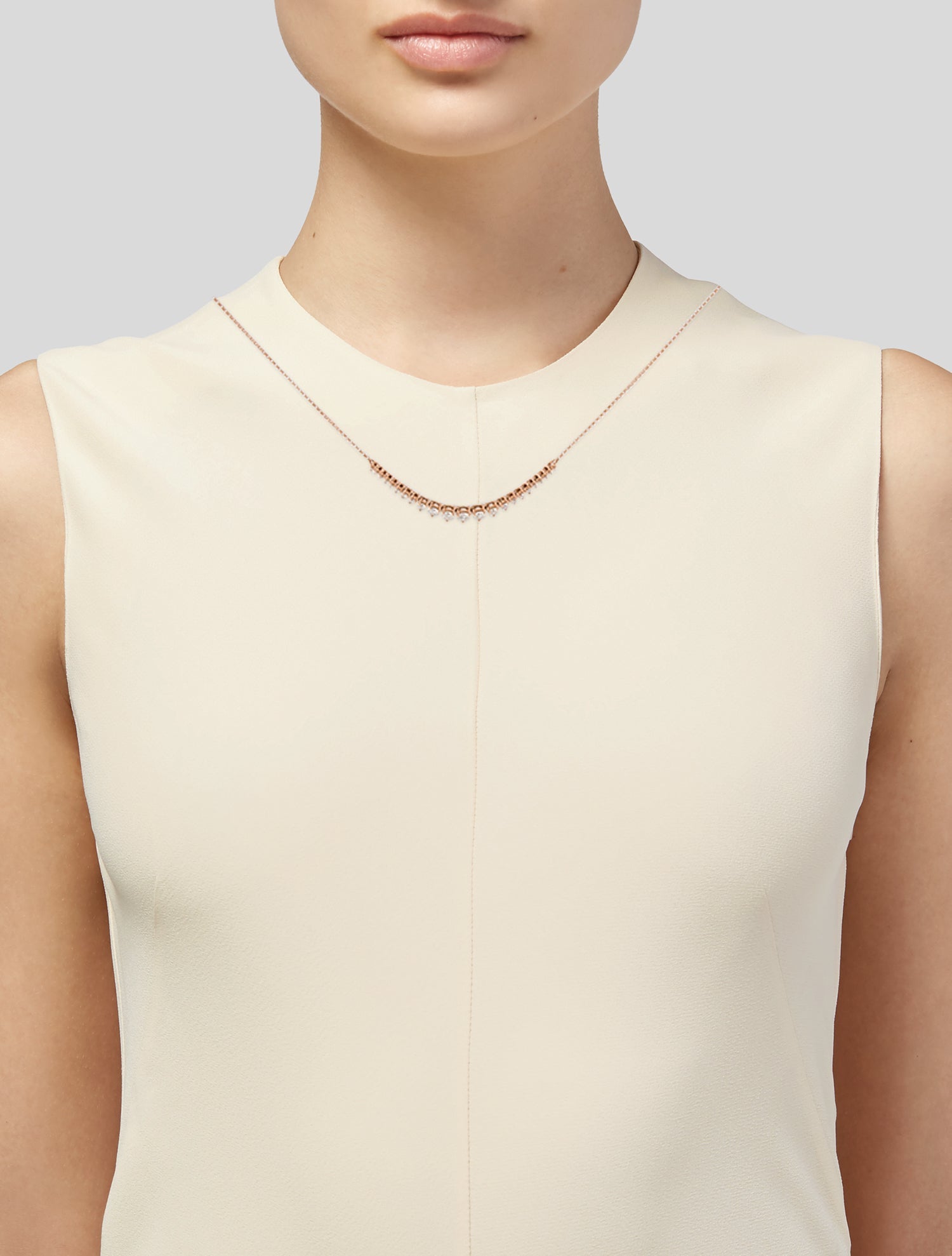 Necklace 14K 1.11ctw Diamond Choker