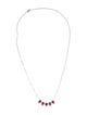 Necklace 14K Ruby & Diamond Collar Necklace