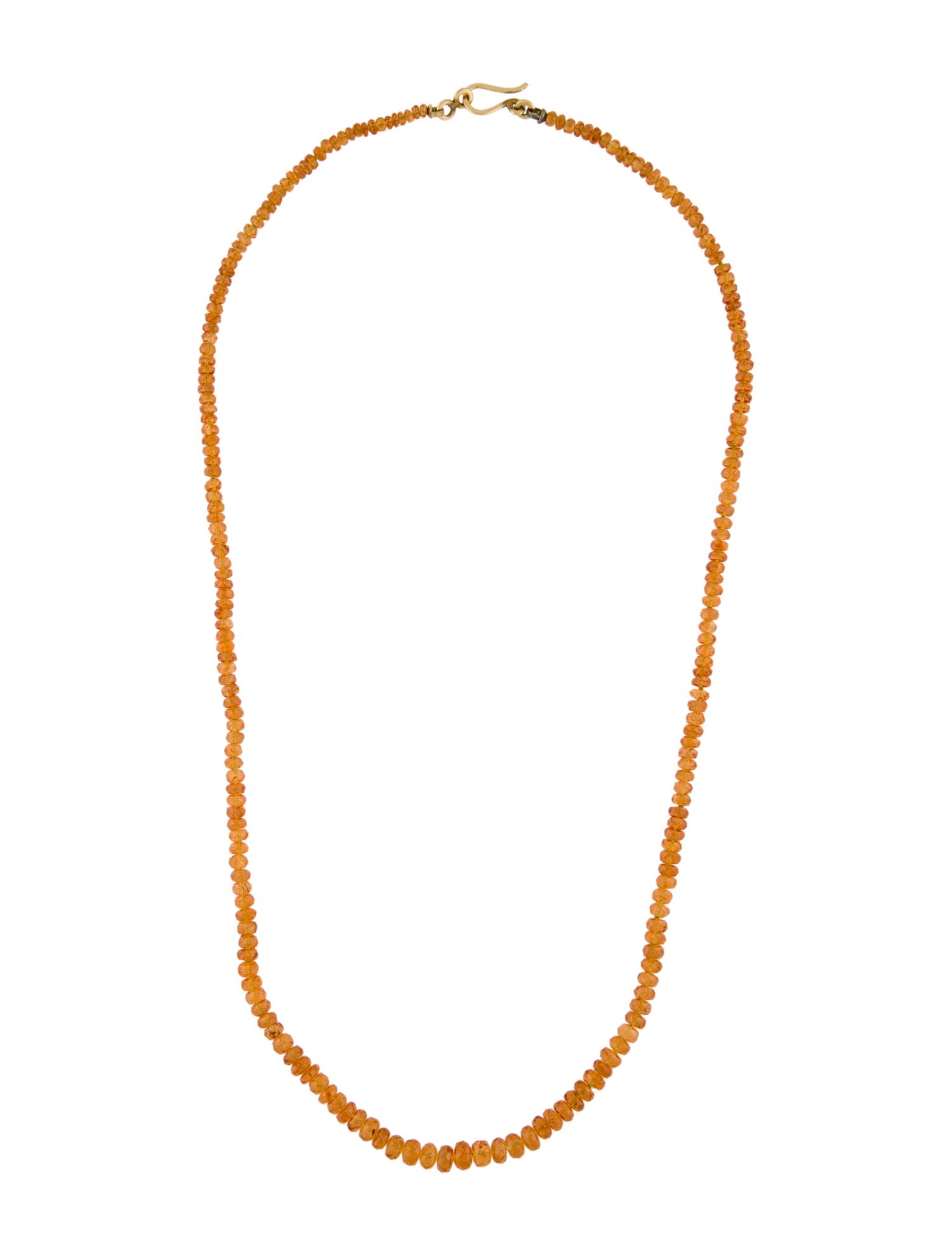 Necklace 14K Garnet Bead Necklace