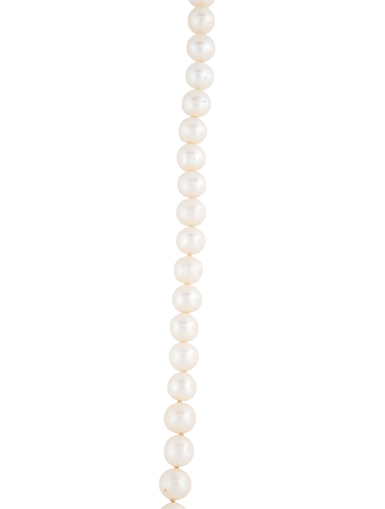 Necklace 14K Long Pearl Necklace