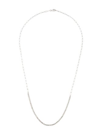 Necklace 14K Diamond Chain Link Necklace