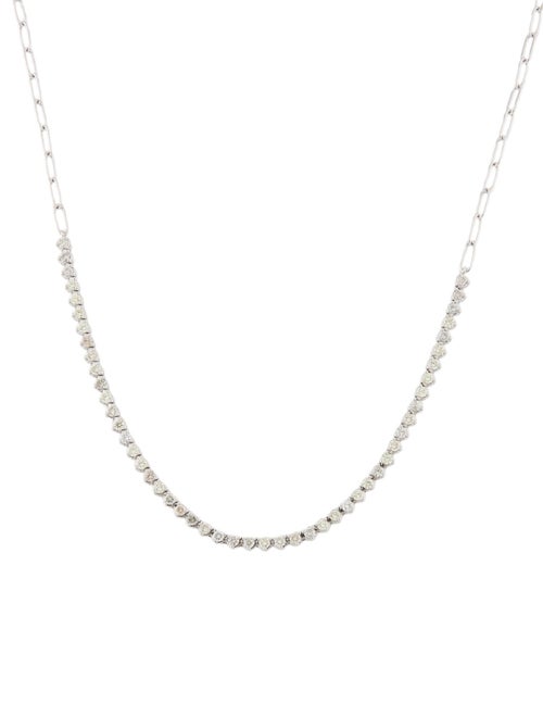 Necklace 14K Diamond Chain Link Necklace