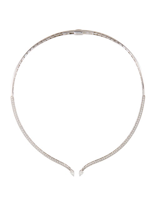 Necklace 14K 2.22ctw Diamond Hinged Collar Necklace