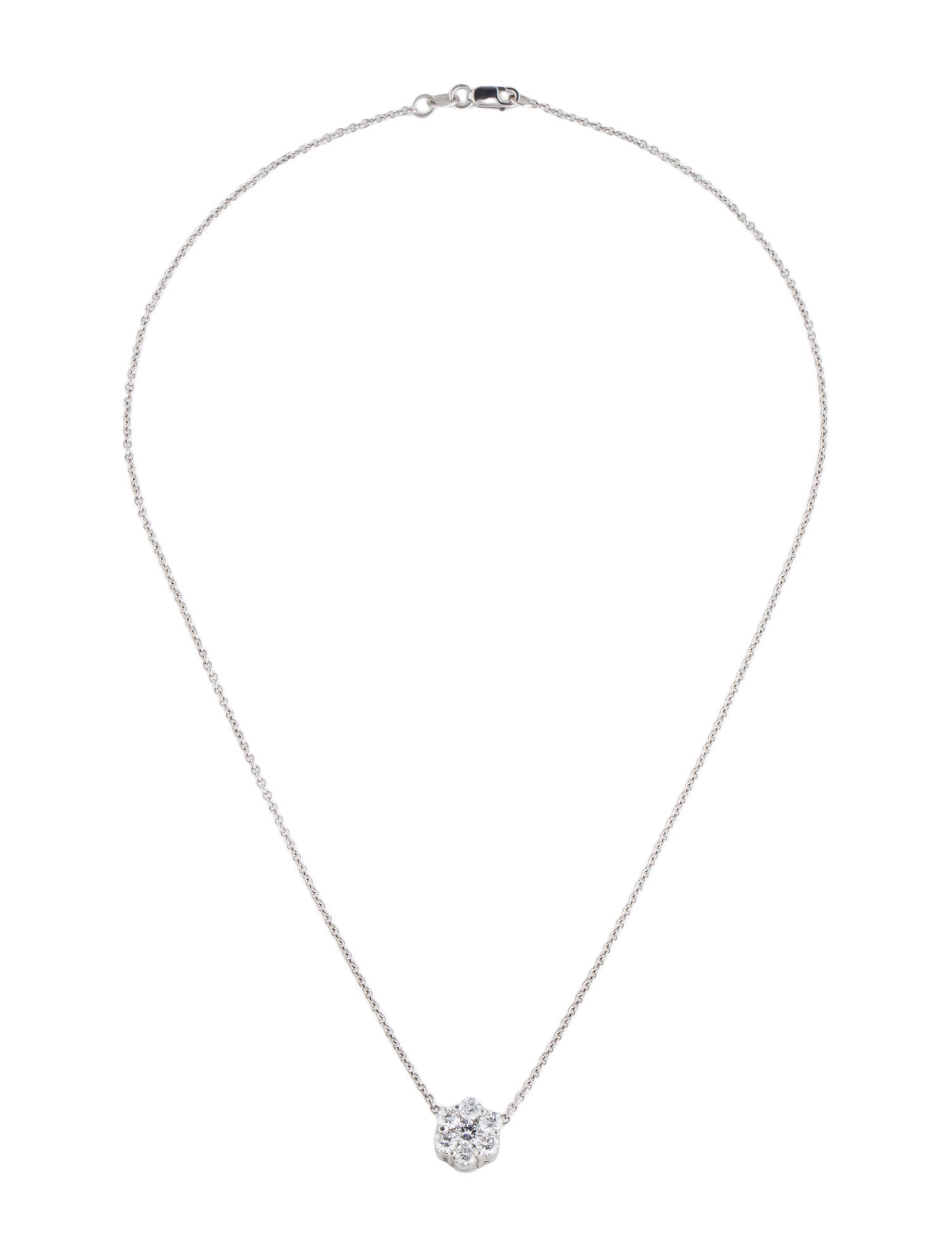 Necklace 14K 1.07ctw Diamond Pendant Necklace