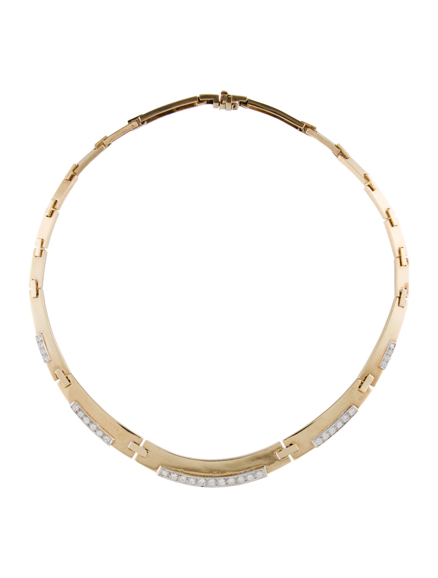 Necklace 14K Diamond Collar Necklace