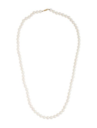 Necklace 14K Pearl Beaded Strand
