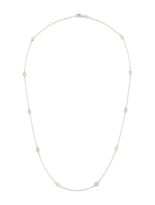 Necklace 14K 1.05ctw Diamond Station Necklace
