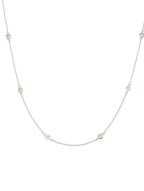 Necklace 14K 1.05ctw Diamond Station Necklace