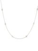 Necklace 14K 1.05ctw Diamond Station Necklace