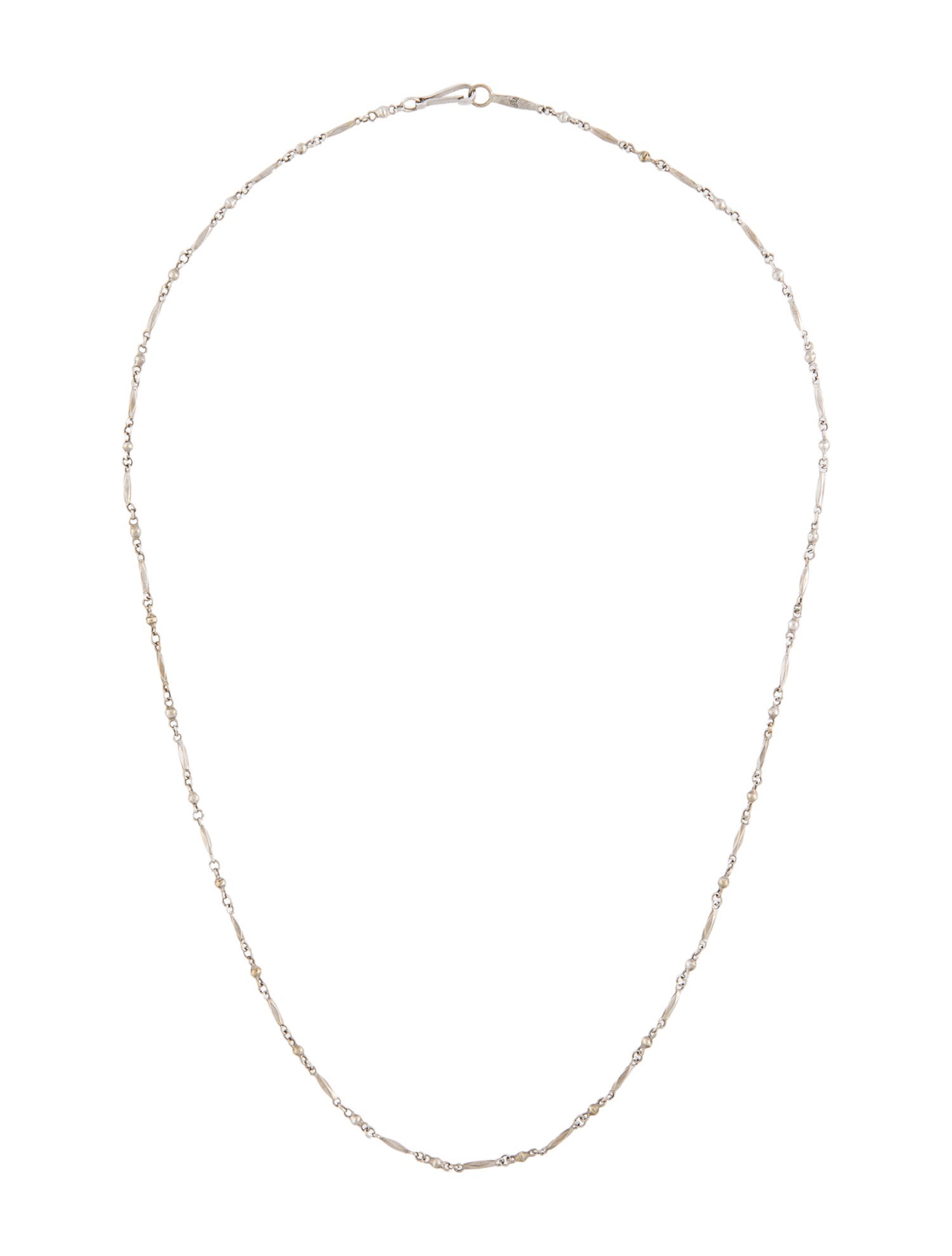 Necklace 10K Station Chain Necklace