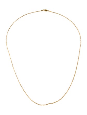 Necklace 14K Rope Chain Necklace