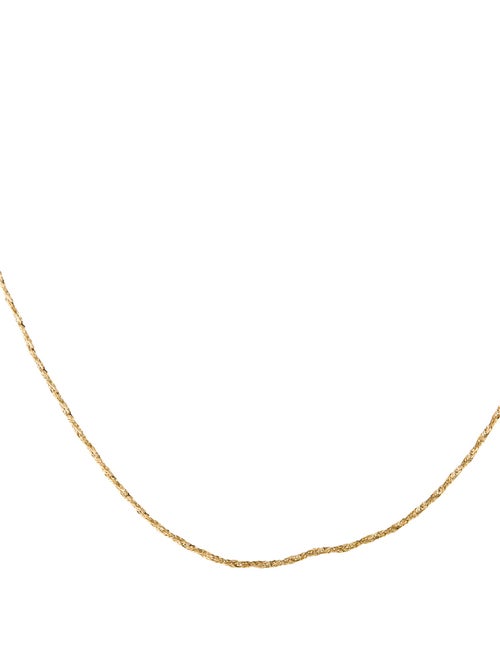 Necklace 14K Rope Chain Necklace