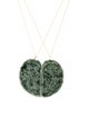 Necklace 14K Jadeite Friendship Set Dragon Motif Necklaces