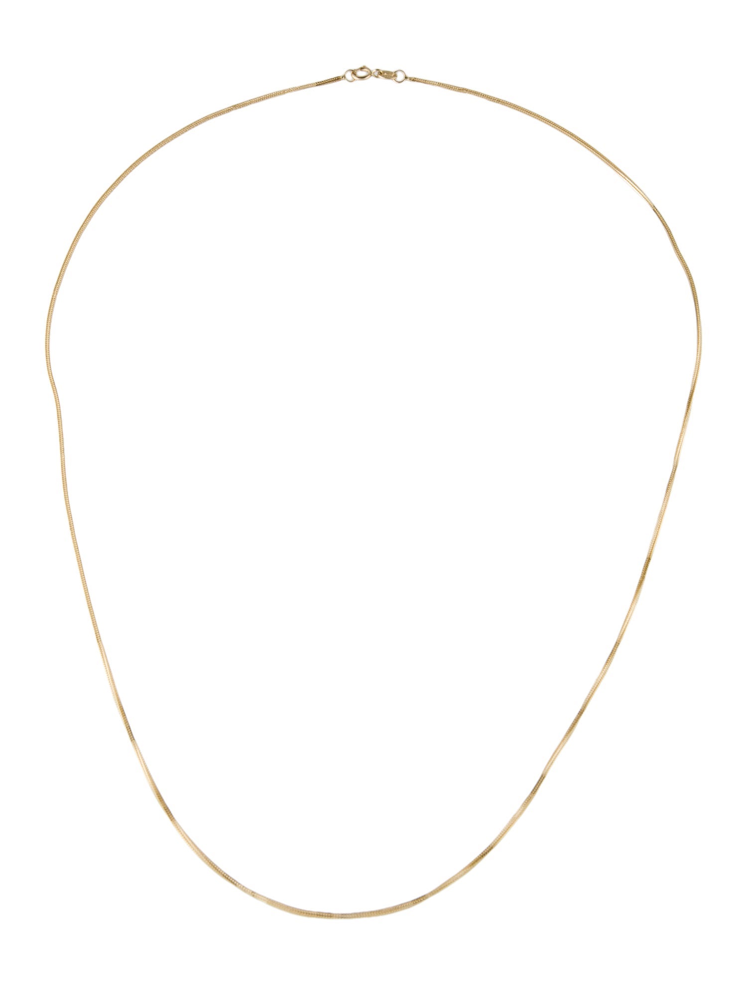 Necklace 14K Box Link Chain Necklace