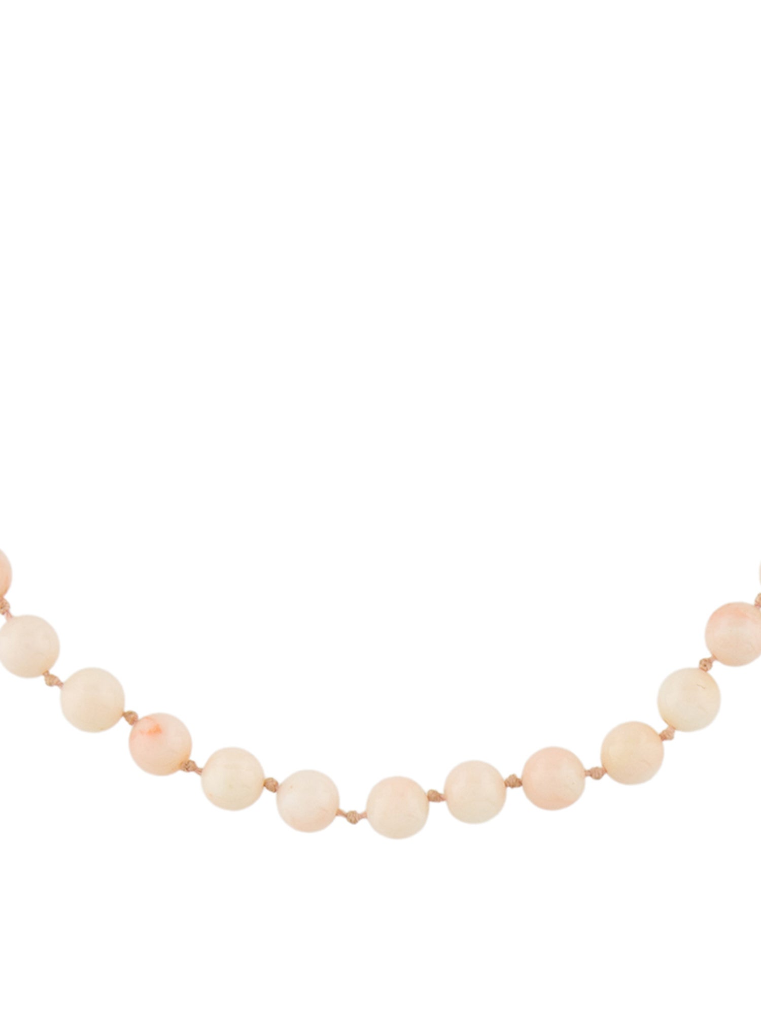 Necklace 14K Coral Bead Necklace