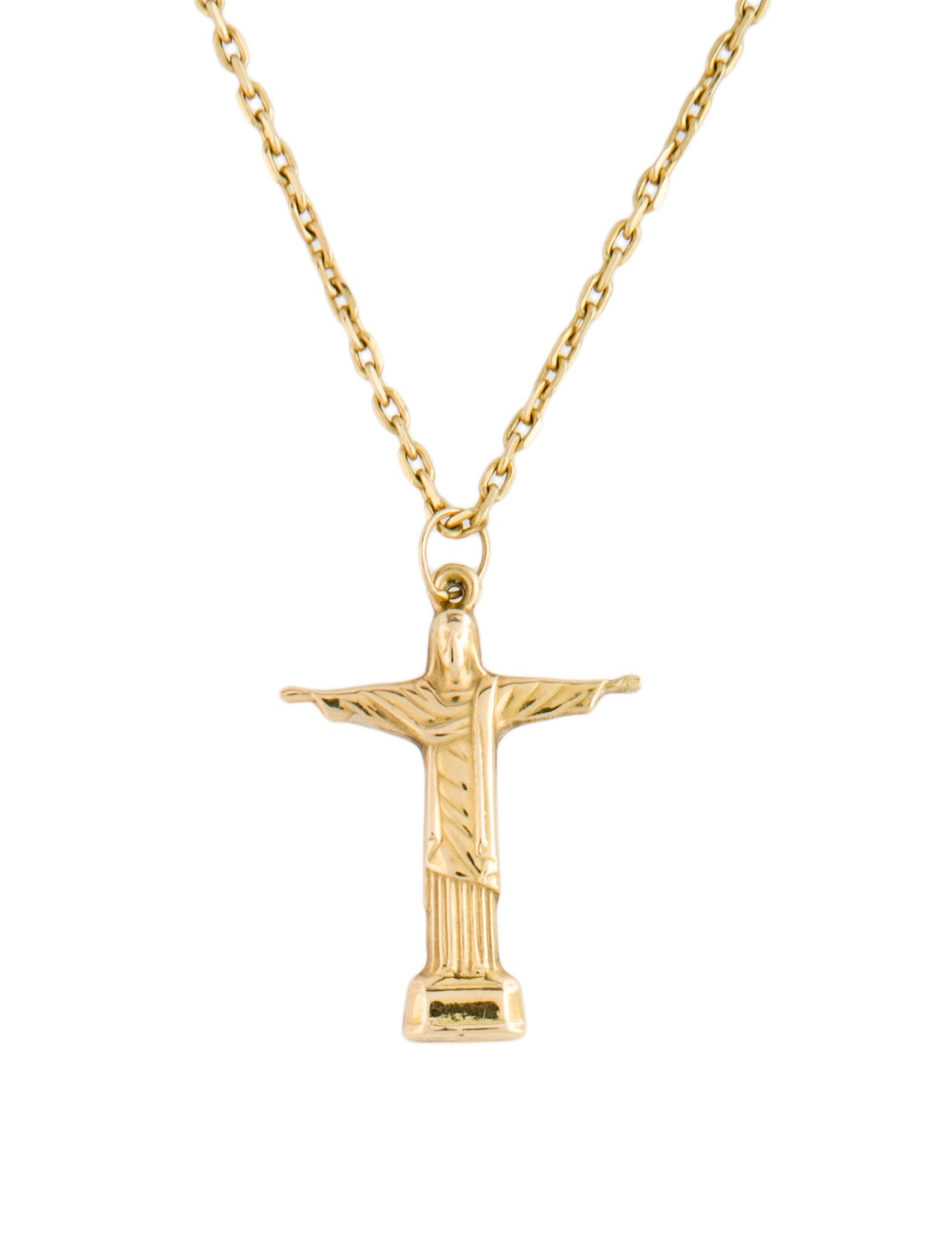 Necklace 18K Jesus Pendant Necklace
