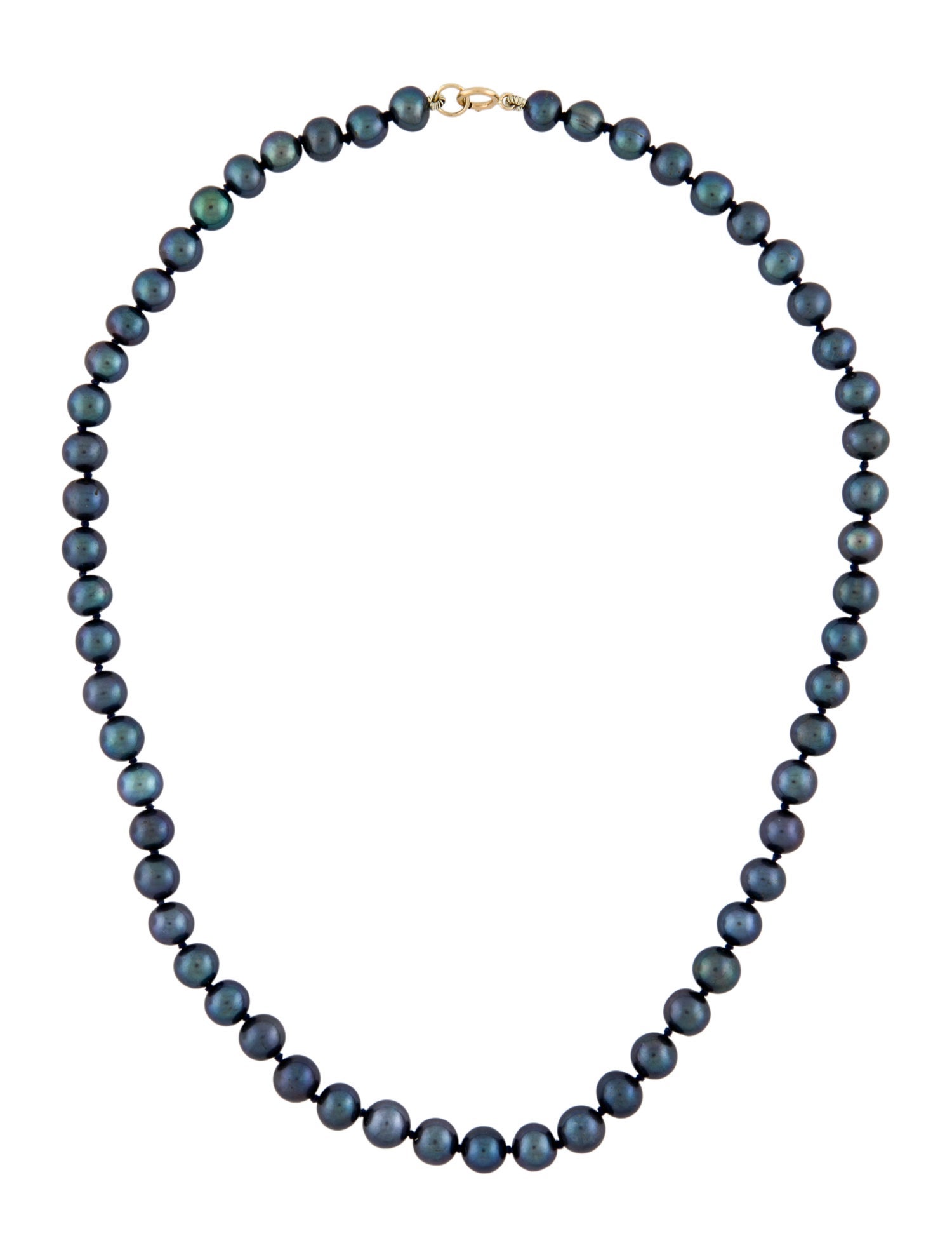 Necklace 18K Dyed Pearl Necklace