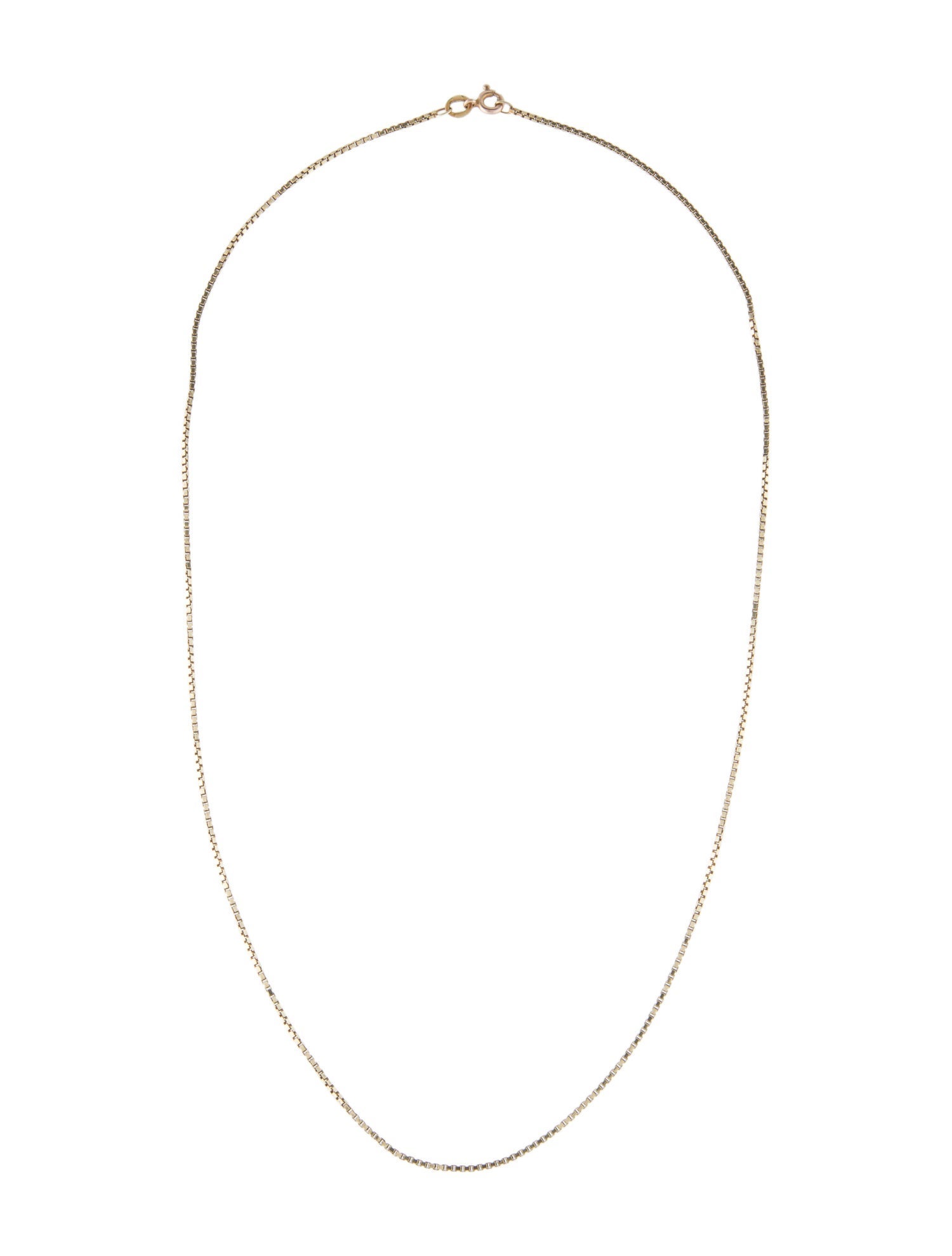 Necklace 14K Box Chain Necklace
