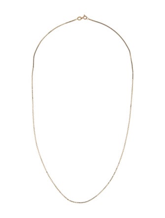 Necklace 14K Box Chain Necklace