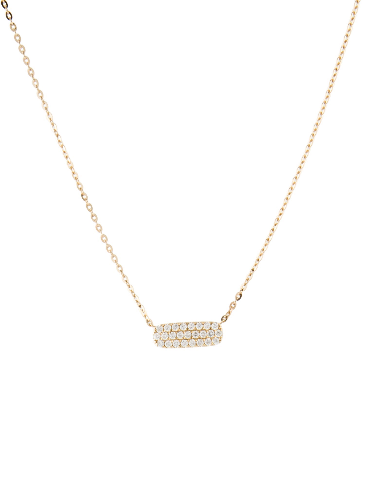Necklace 14K Diamond Pendant Necklace