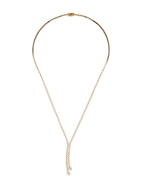 Necklace 14K 1.00ctw Diamond Lavalier Necklace
