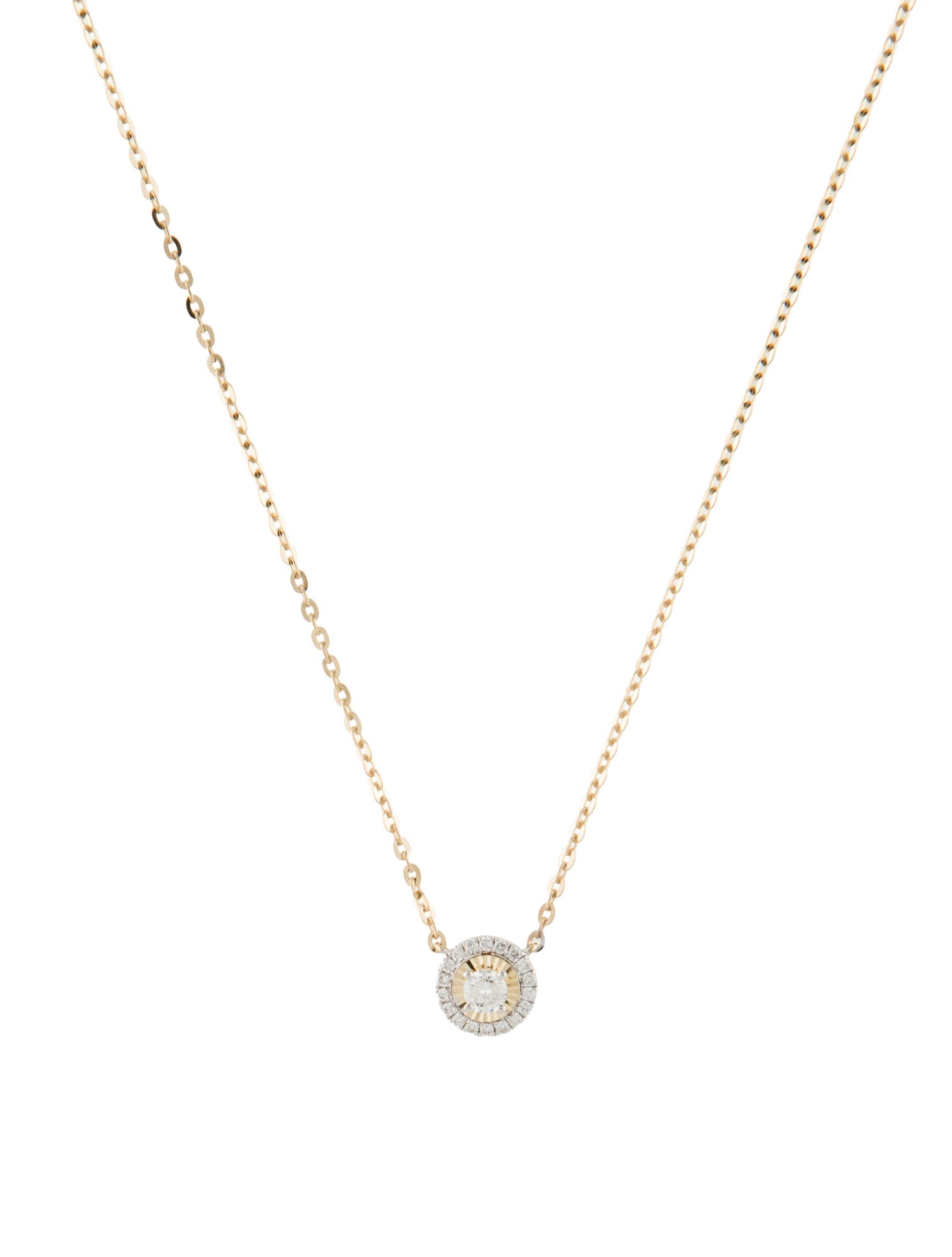 Necklace 14K Diamond Pendant Necklace