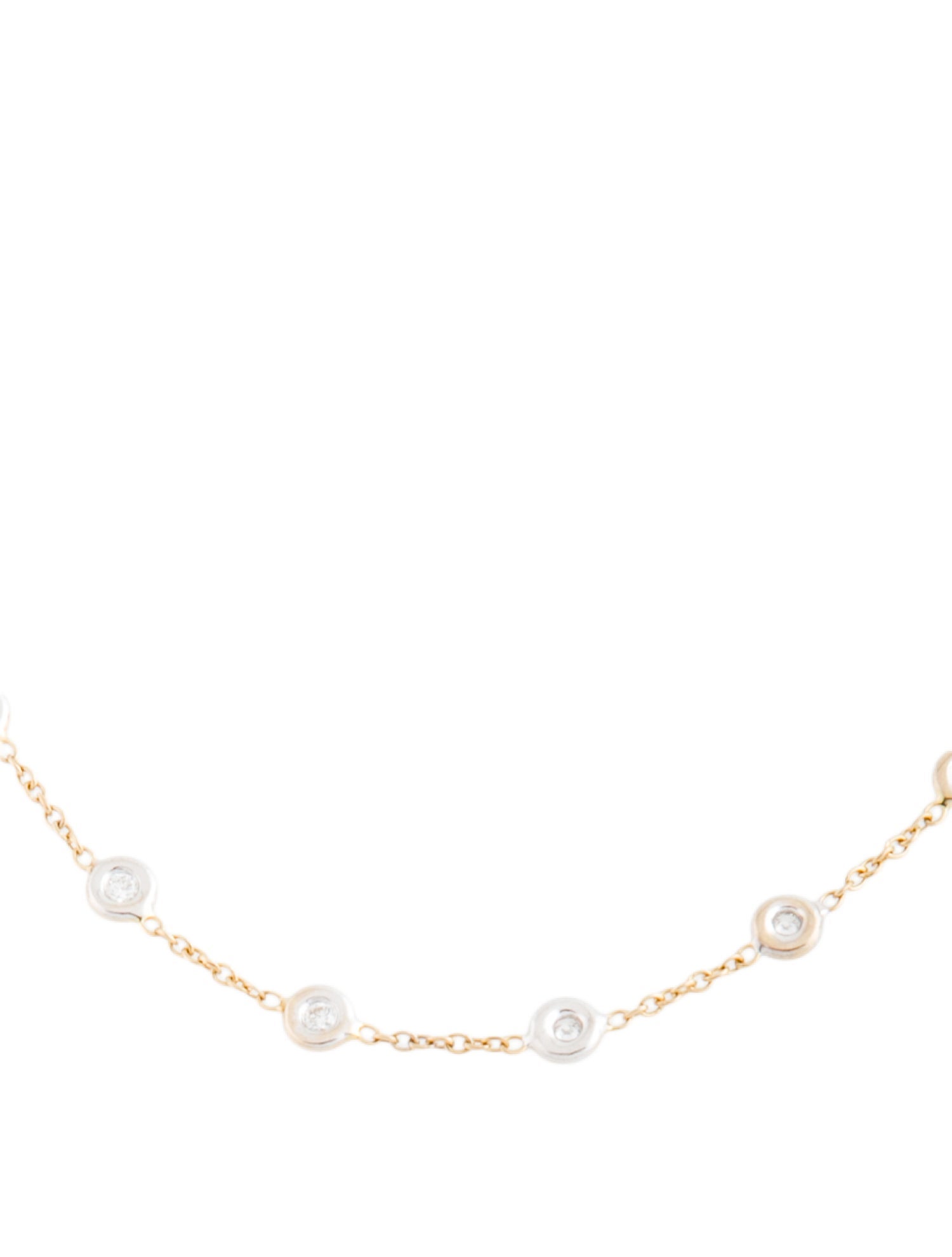 Necklace 18K Diamond Station