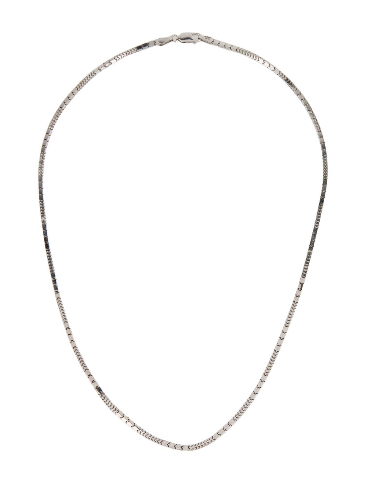 Necklace 18K Box Chain Necklace