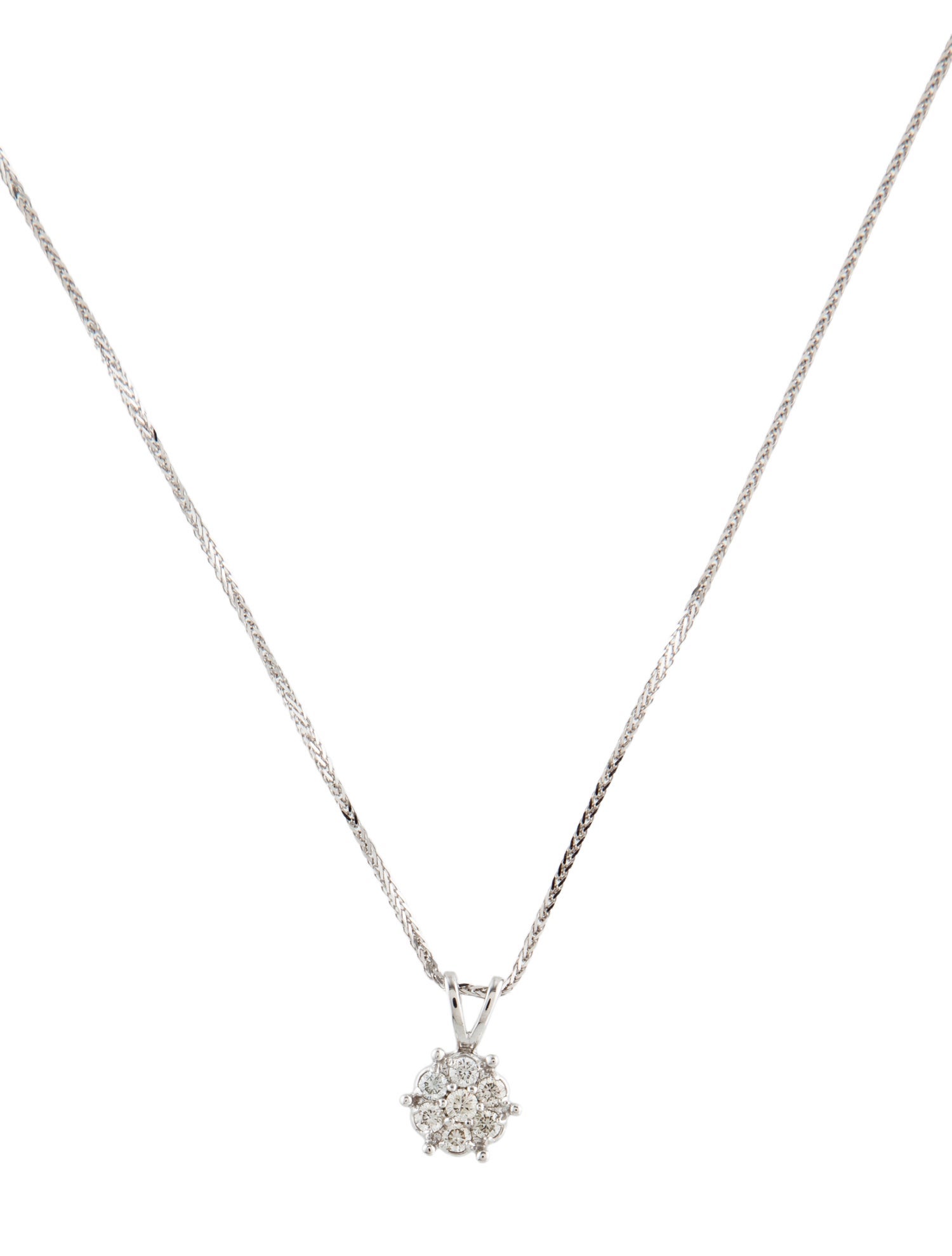 Necklace 14K Diamond Pendant Necklace