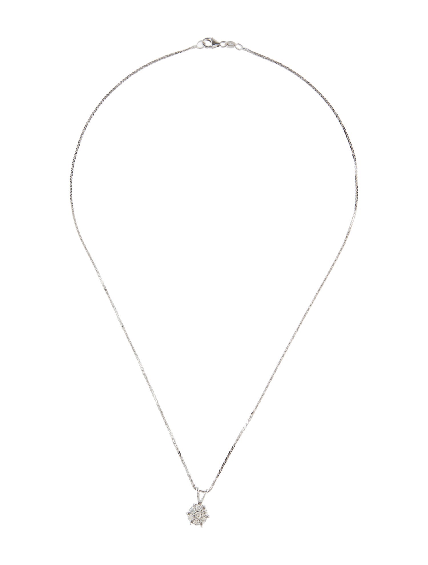 Necklace 14K Diamond Pendant Necklace