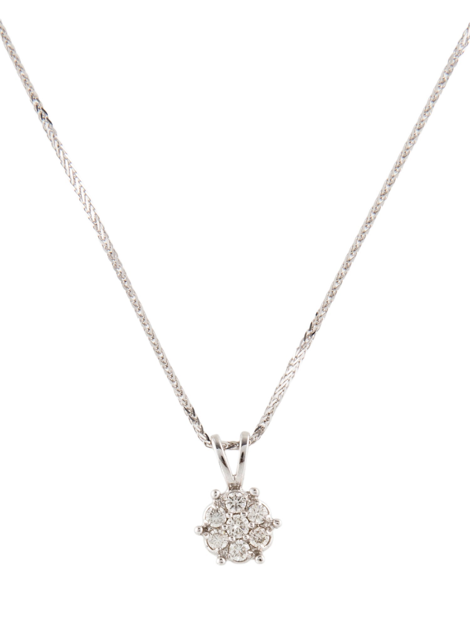 Necklace 14k Diamond Pendant Necklace