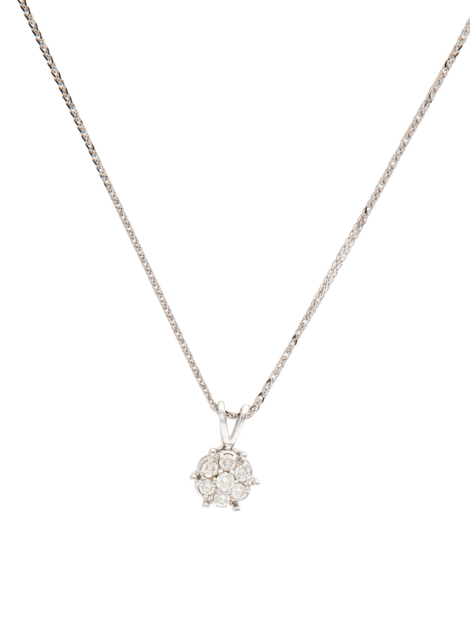 Necklace 14K Diamond Pendant Necklace
