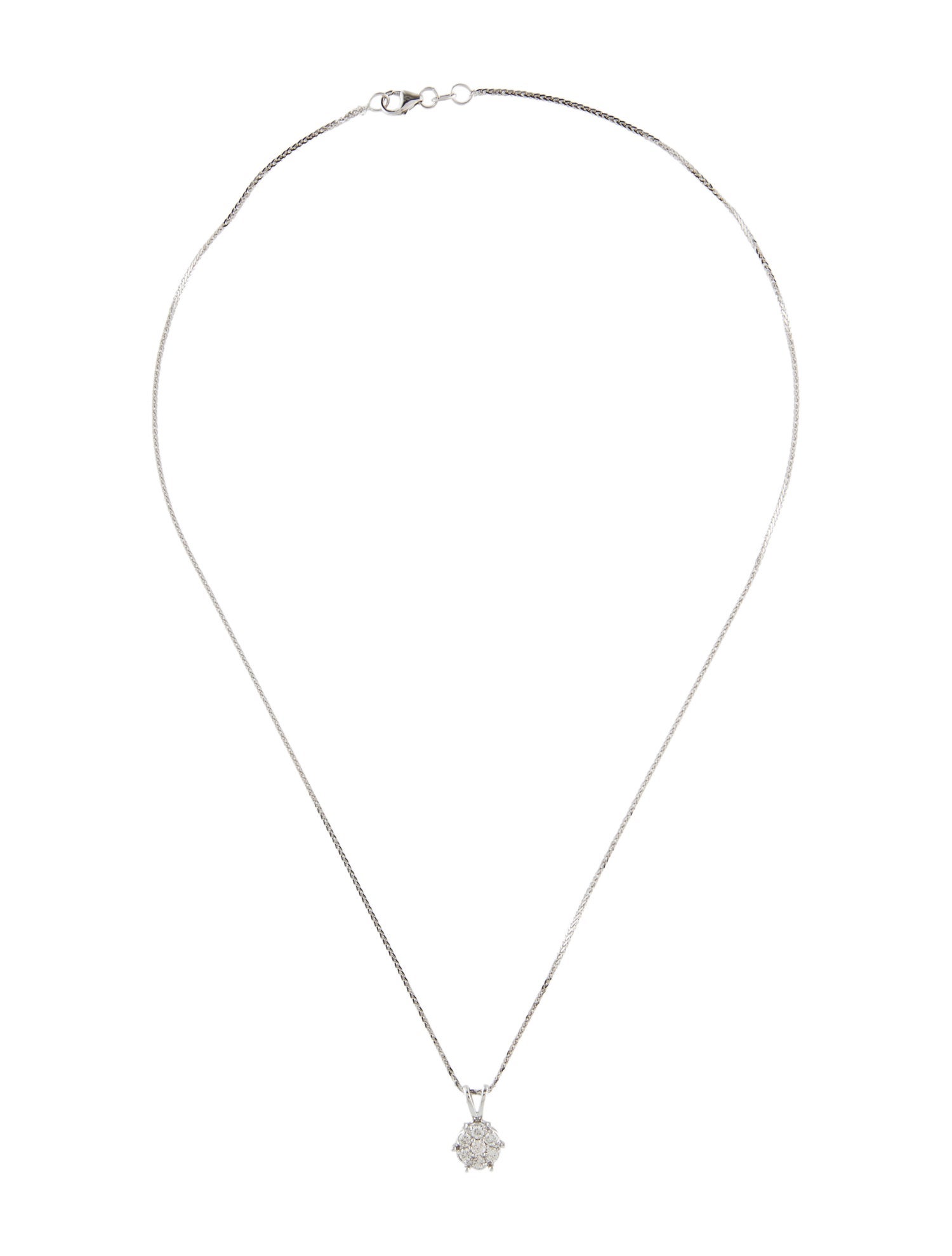 Necklace 14K Diamond Pendant Necklace