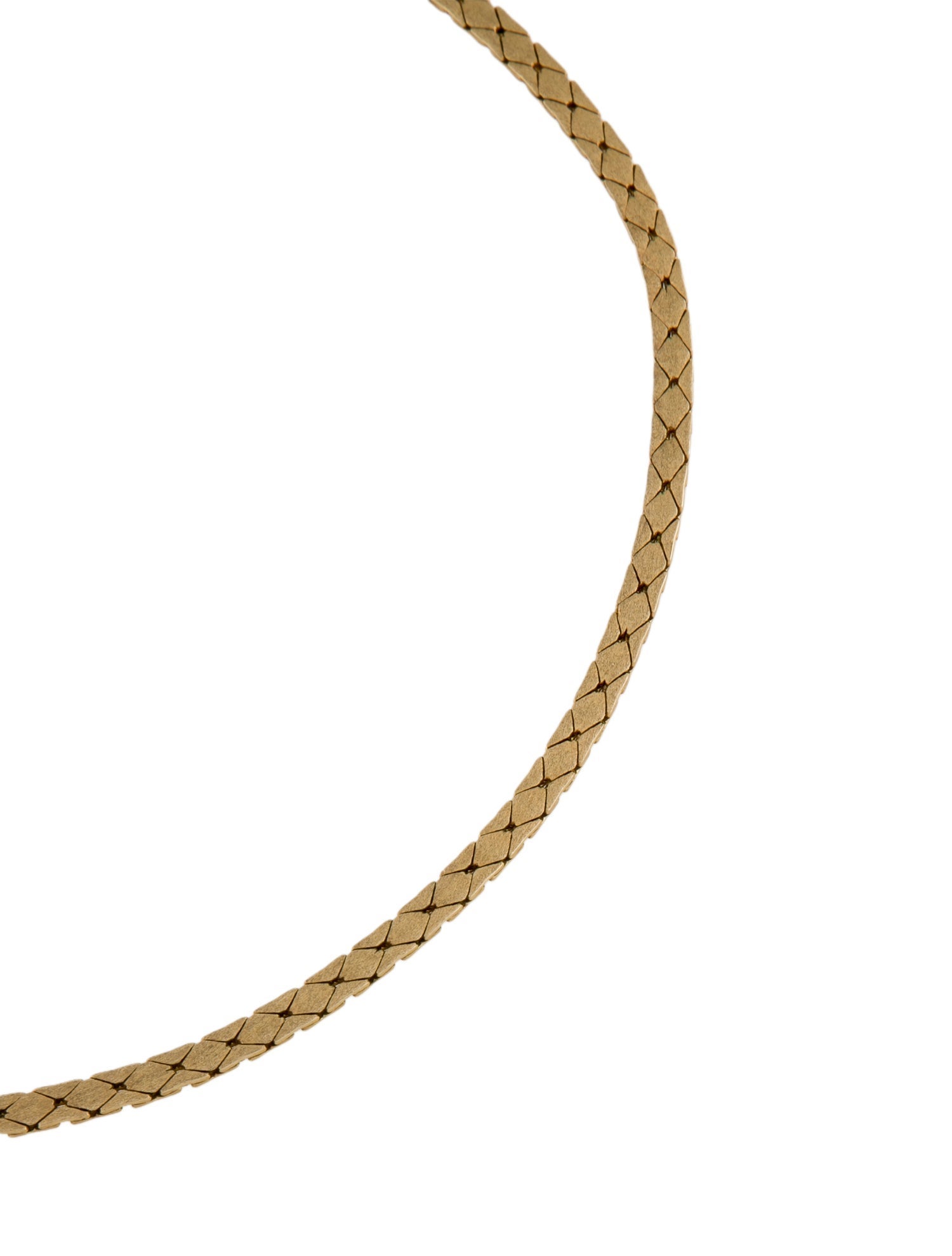 Necklace Kurt Gutmann 14K Brushed Woven Chain Necklace