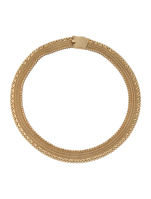 Necklace F & F Felger 14K Mesh Collar Necklace